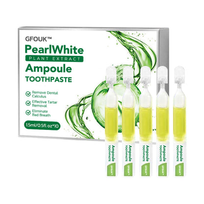 GFOUK™ PearlWhite Pflanzenextrakt Zahnsteinentfernung Ampulle Zahnpasta